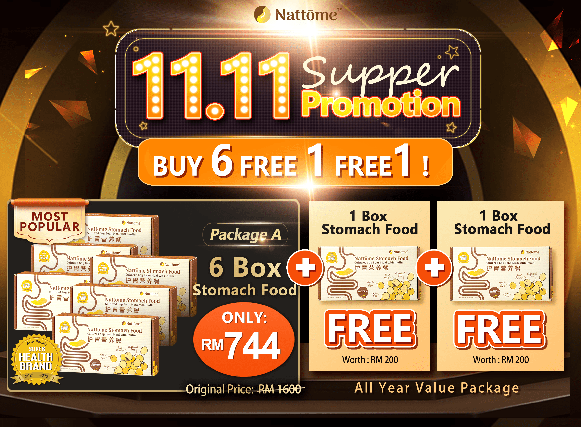 Nattome 11.11 SALES Buy 6+2 AT ONLY 7XX